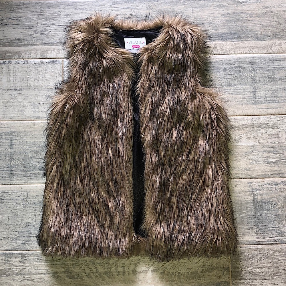 Children’s Place Faux Fur Vest